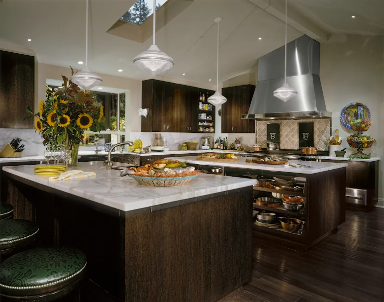 Modern Waterfall Kitchen Islands | Backup Service LLC